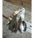 CUBIERTO DE CUCHILLO , TENEDOR Y CUCHARA