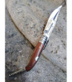 NAVAJA BANDOLERA DE MADERA DE CARRACA 9 CM