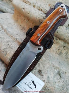 NOVEDAD CUCHILLO WOLF COCOBOLO J&V PIEL