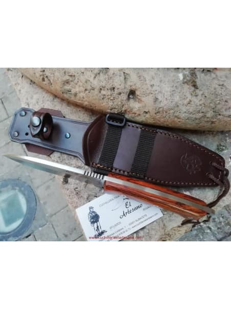 NOVEDAD CUCHILLO WOLF COCOBOLO J&V PIEL