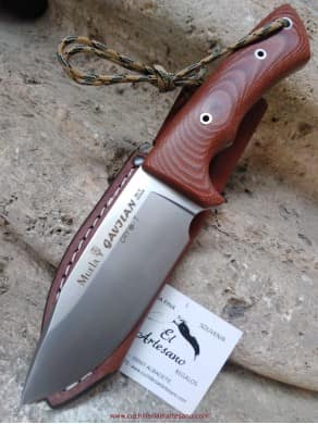 NOVEDAD CUCHILLO MUELA GAVILAN-C MICARTA MARRÓN