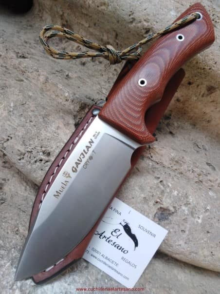 NOVEDAD CUCHILLO MUELA GAVILAN-C MICARTA MARRÓN