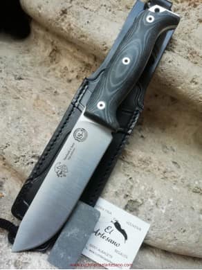 CUCHILLO BS9 J&V MIKARTA NEGRA ACERO MOVA