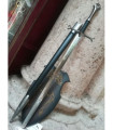 ESPADA ANDURIL CON EXPOSITOR Y PEANA EL SEÑOR DE LOS ANILLOS