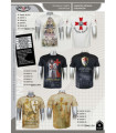 NOVEDAD CAMISETA TEMPLARIA COLOR