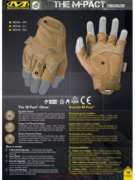 GUANTES THE M-PAC