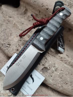 EXCLUSIVO CUCHILLO SIOUX NESSMUK MIKARTA NEGRA NIETO