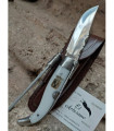 NOVEDAD NAVAJA ALBACETEÑA ESCUDO NÁCAR BLANCO