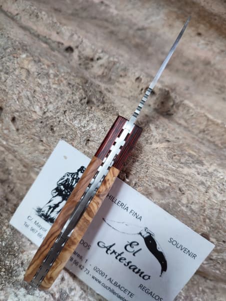 NAVAJA KOALA JOKER OLIVO Y MADERA ROJA NO149