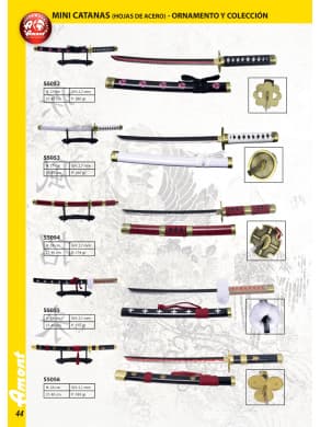 NOVEDAD MINI KATANA ZORO S5052