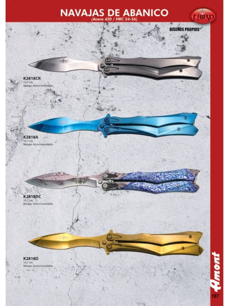 NAVAJA ABANICO METALICA THIRD