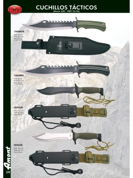 Cuchillo Táctico De Acero Militar Para Pesca + Envio
