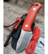 NOVEDAD CUCHILLO ERIZO NARANJA KYDEX PEDERNAL JOKER