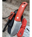 NOVEDAD CUCHILLO ERIZO NARANJA KYDEX PEDERNAL JOKER