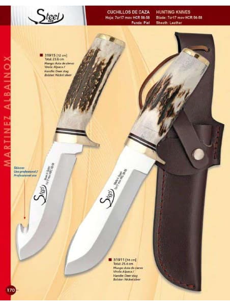 cuchillos de ciervo de artesania
