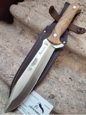 CUCHILLO APACHE CUDEMAN OLIVO 117-L
