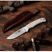 CUCHILLO CAZA CUDEMAN SAFARI 116-B MICARTA BLANCA