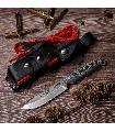 CUCHILLO DE CAZA CUDEMAN NESS WOLF 208-MC M.NEGRA COMPLETO