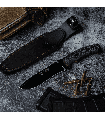 CUCHILLO DE CAZA CUDEMAN BOINA VERDE CADETE 291-N NEGRO