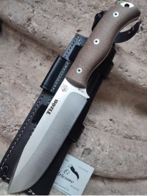 NOVEDAD CUCHILLO TIZÓN J&V FUNDA PIEL