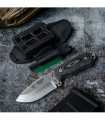 CUCHILLO MINI BOINA VERDE MIKARTA NEGRA KYDEX CUDEMAN