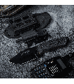 CUCHILLO CAZA CUDEMAN MINI BOINA VERDE 115-NK NEGRO KYDEX