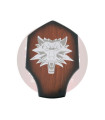 SOPORTE CON LOBO GRIS