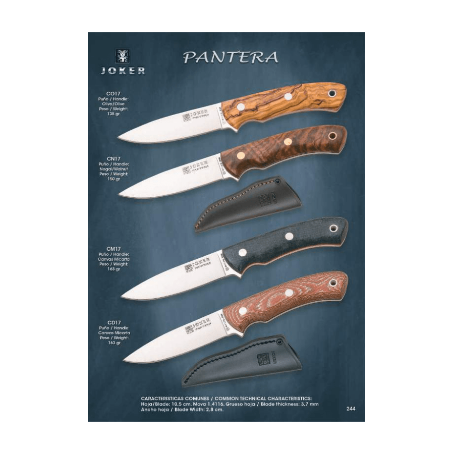 NOVEDAD CUCHILLO PANTERA JOKER