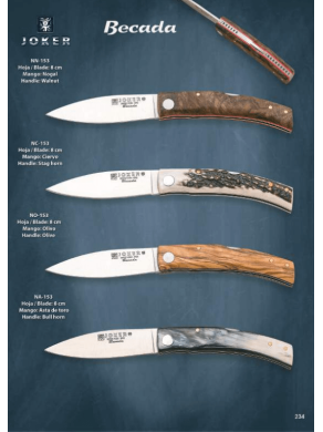 NOVEDAD NAVAJA BECADA JOKER