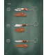 NOVEDAD MINI CUCHILLO LLAVERO CON FUNDA