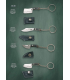 NOVEDAD LLAVERO HACHA O CUCHILLO