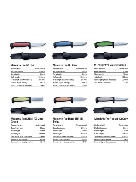 CUCHILLO MORAKNIV CON FUNDA