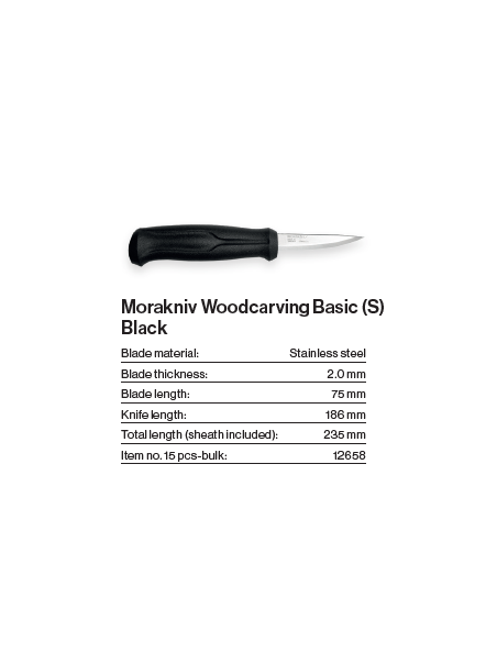 CUCHILLO WOOCARVING BASIC 12658