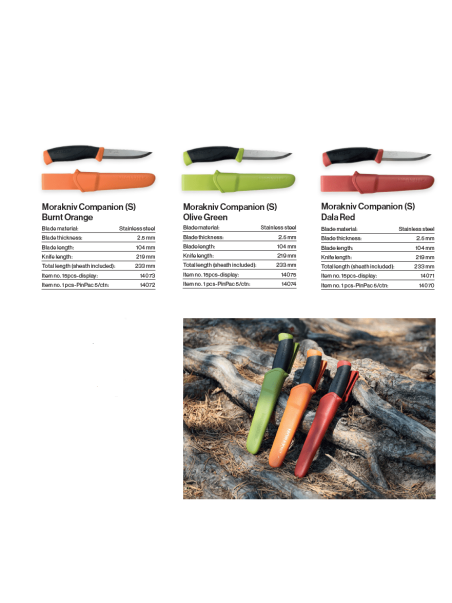 CUCHILLO COMPANION COLOR MORAKNIV