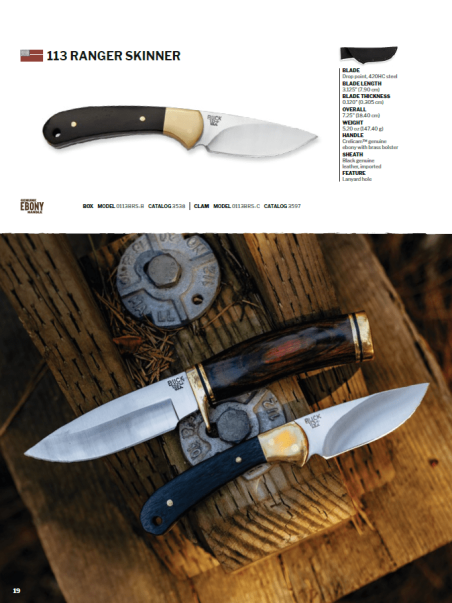 CUCHILLO 113 RANGER SKINNER