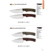 CUCHILLO 663 ALPHA GUIDE PRO O 664 ALPHA HUNTER PRO