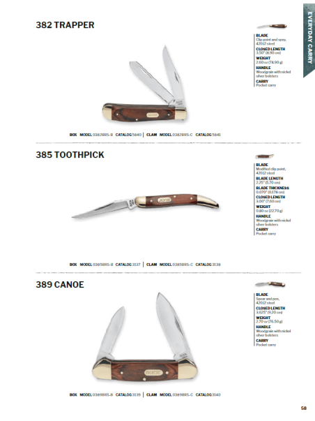 NAVAJA MULTIUSOS BUCK TRAPPER, TOOHTPICK O CANOE