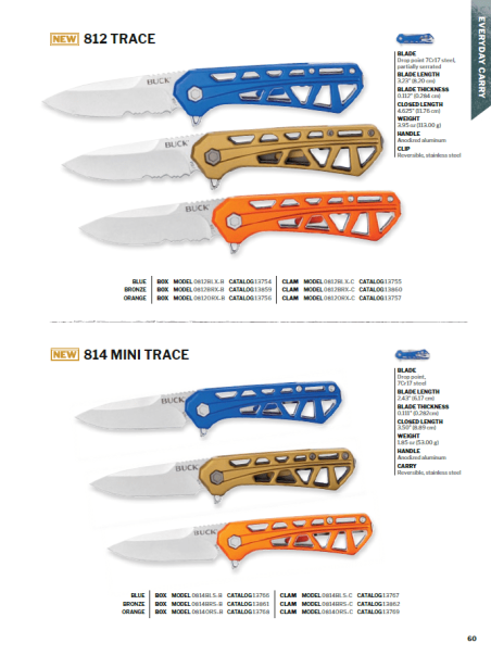 NAVAJA TÁCTICA BUCK TRACE O MINI TRACE