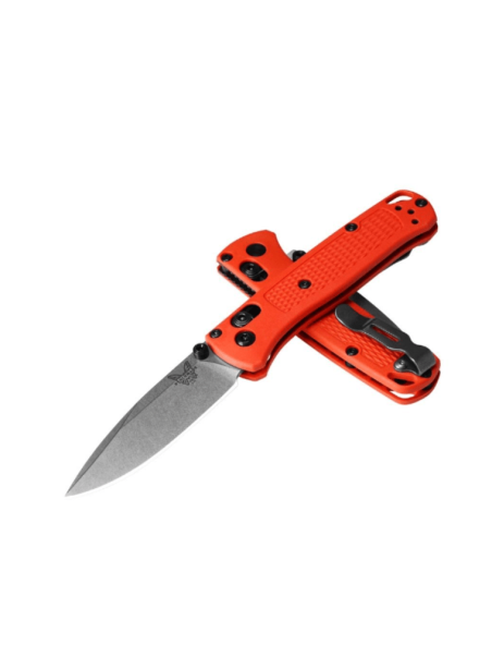 NAVAJA BENCHMADE MINI BUGOUT GRIVORY ROJO