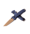 NAVAJA BENCHMADE BAILOUT ALUMINIO ANONIZADO AZUL