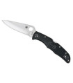 NAVAJA ENDURA PLATEADA FILO SPYDERCO