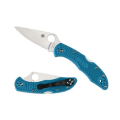 NAVAJA SPYDERCO DELICA 4 FRN PERFIL RECTO AZUL