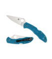 NAVAJA SPYDERCO DELICA 4 FRN PERFIL RECTO AZUL