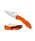 NAVAJA SPYDERCO DELICA 4 FRN PERFIL RECTO NARANJA