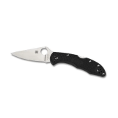 NAVAJA SPYDERCO DELICA 4 FRN PERFIL RECTO NEGRO