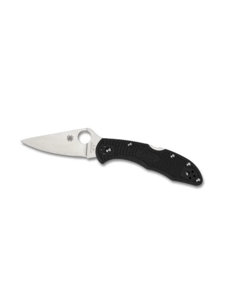 NAVAJA SPYDERCO DELICA 4 FRN PERFIL RECTO NEGRO