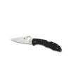 NAVAJA SPYDERCO DELICA 4 FRN PERFIL RECTO NEGRO