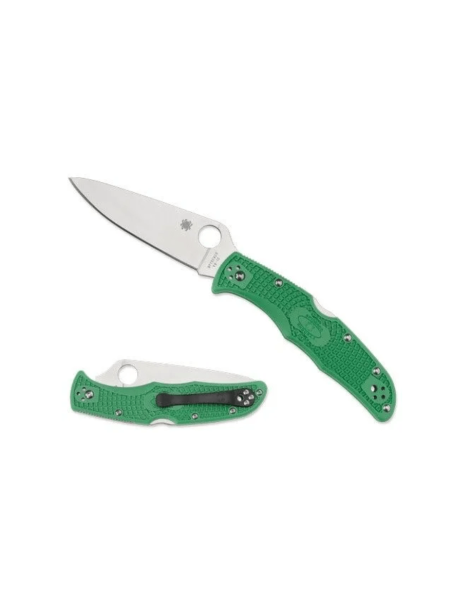 NAVAJA SPYDERCO ENDURA 4 FRN FLAT VERDE