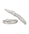 NAVAJA SPYDERCO ENDURA 4 STAINLESS FILO Y SIERRA