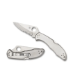 NAVAJA SPYDERCO DELICA 4 STAINLESS FILO Y SIERRA